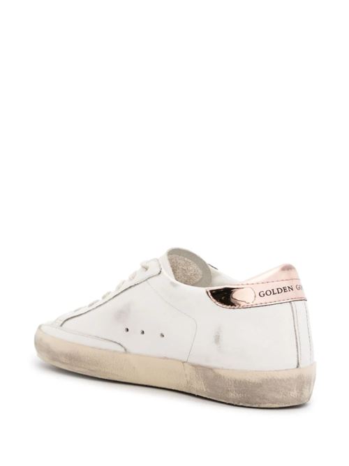 White calf leather distressed sneaker Golden Goose | GWF00101F00535411705